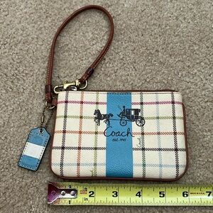 Coach vintage wristlet wallet
